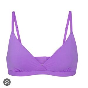 SKIMS TRIANGLE BRALETTE ULTRA VIOLET
